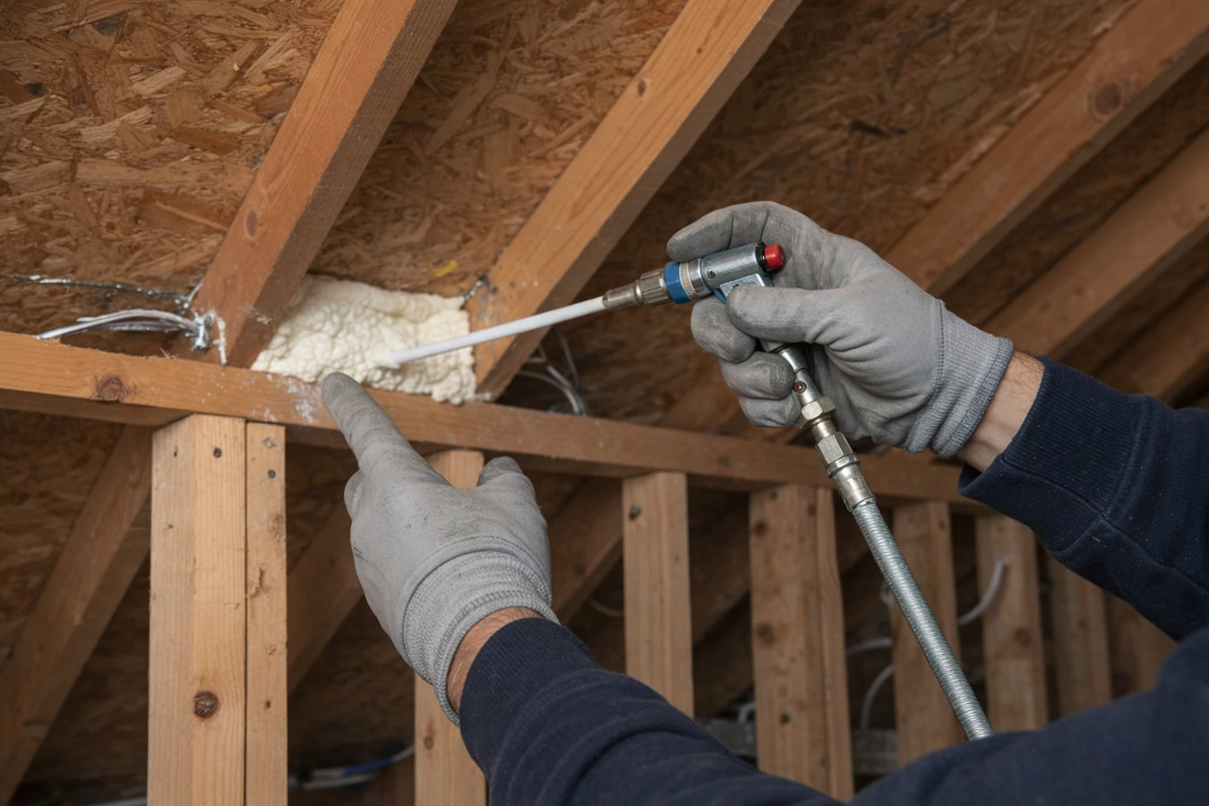 Attic air sealing